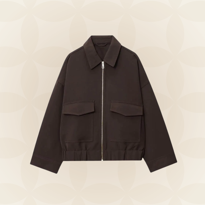 Gina | Giacca Bomber con Tasche a Pattina