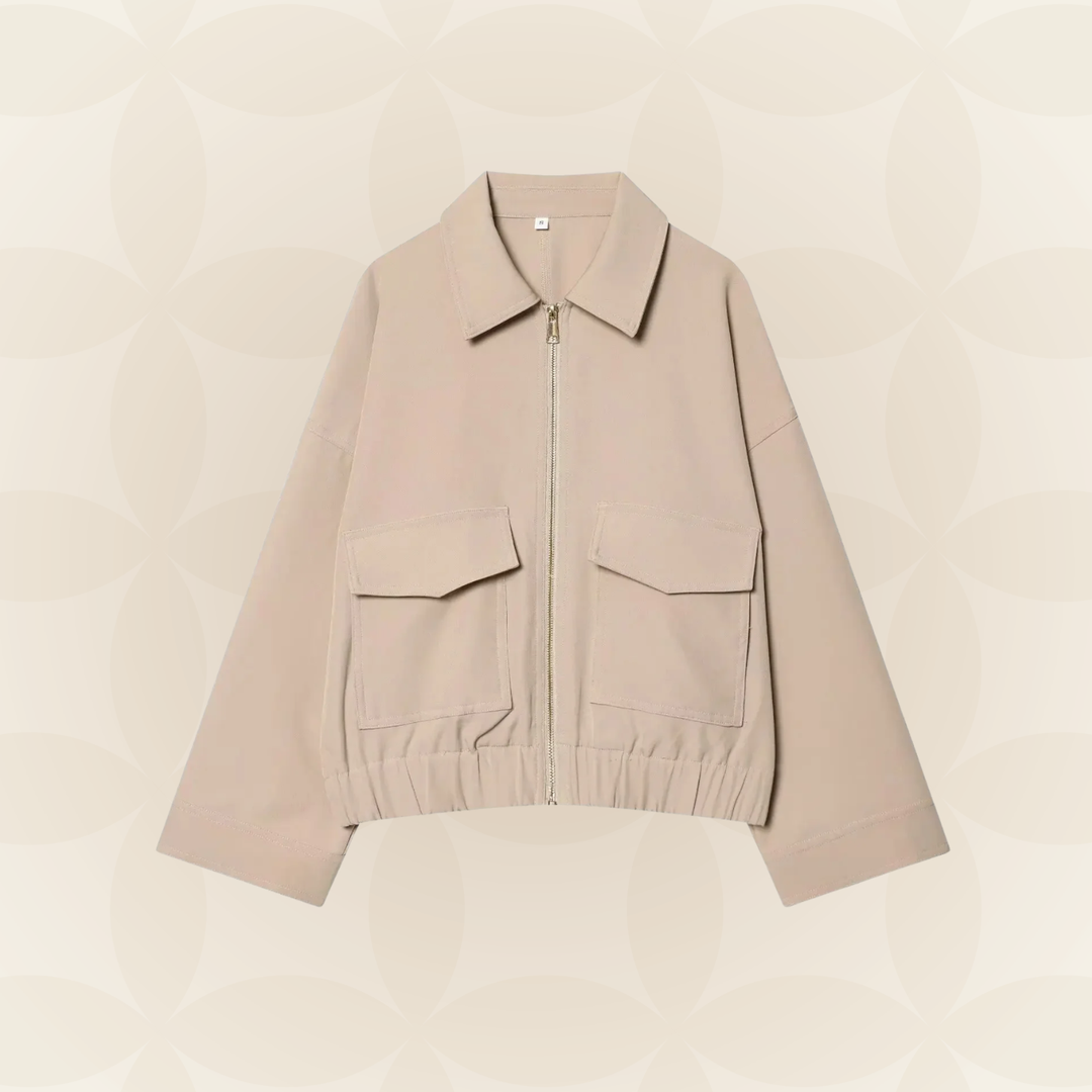 Gina | Giacca Bomber con Tasche a Pattina