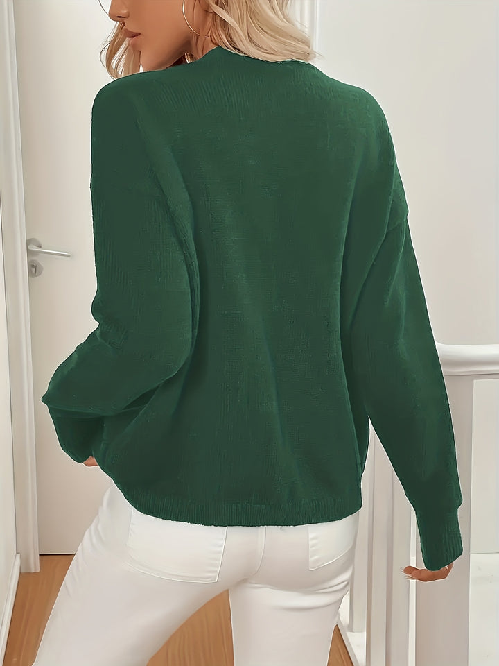 Orietta | Cardigan Taglie Comode con Bottoni Dorati