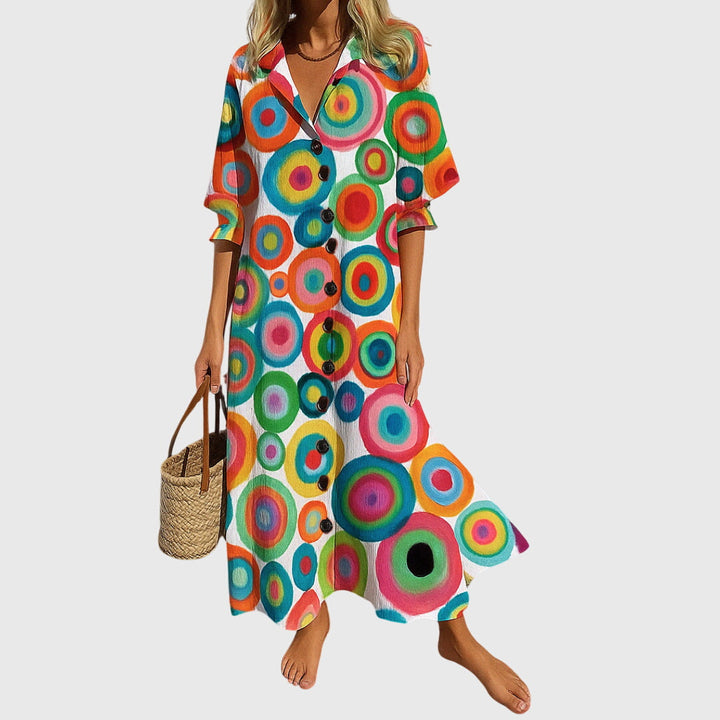 Gelsomina | Abito Boho Elegante e Snellente