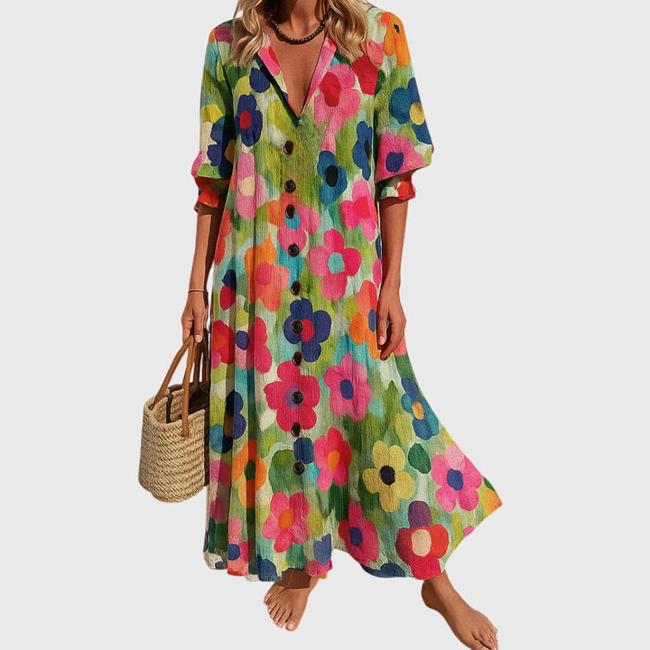 Gelsomina | Abito Boho Elegante e Snellente