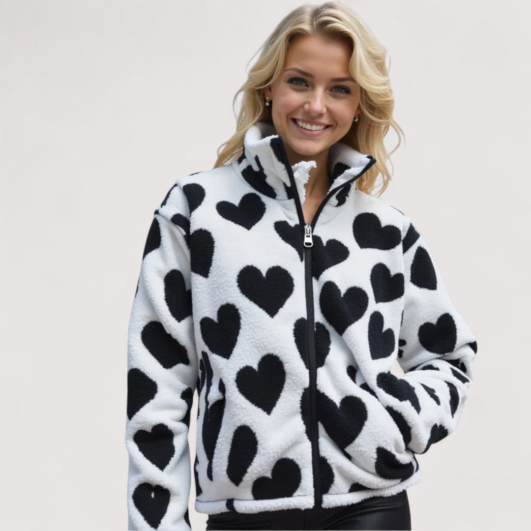 Ilaria | Giacca Reversibile a Cuori