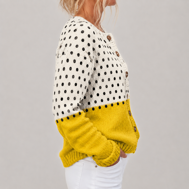 Elena | Cardigan Vintage a Pois