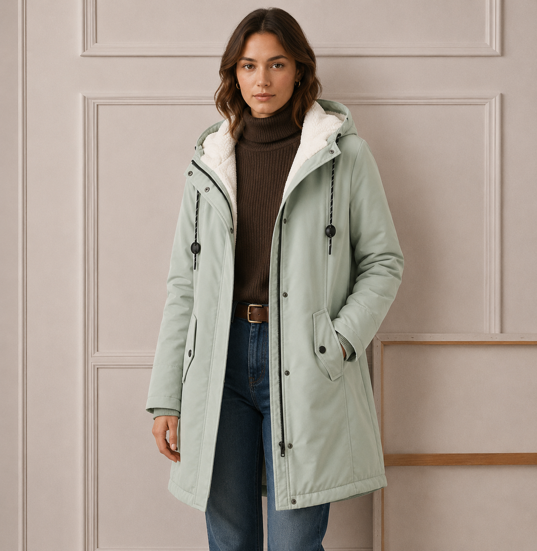 Elena | Cappotto Invernale con Cappuccio