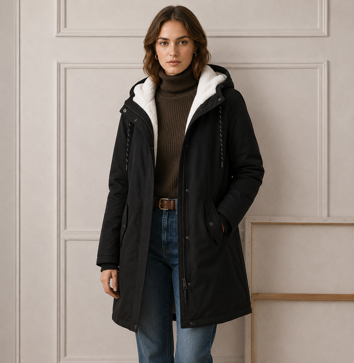 Valentina | Cappotto Invernale con Cappuccio