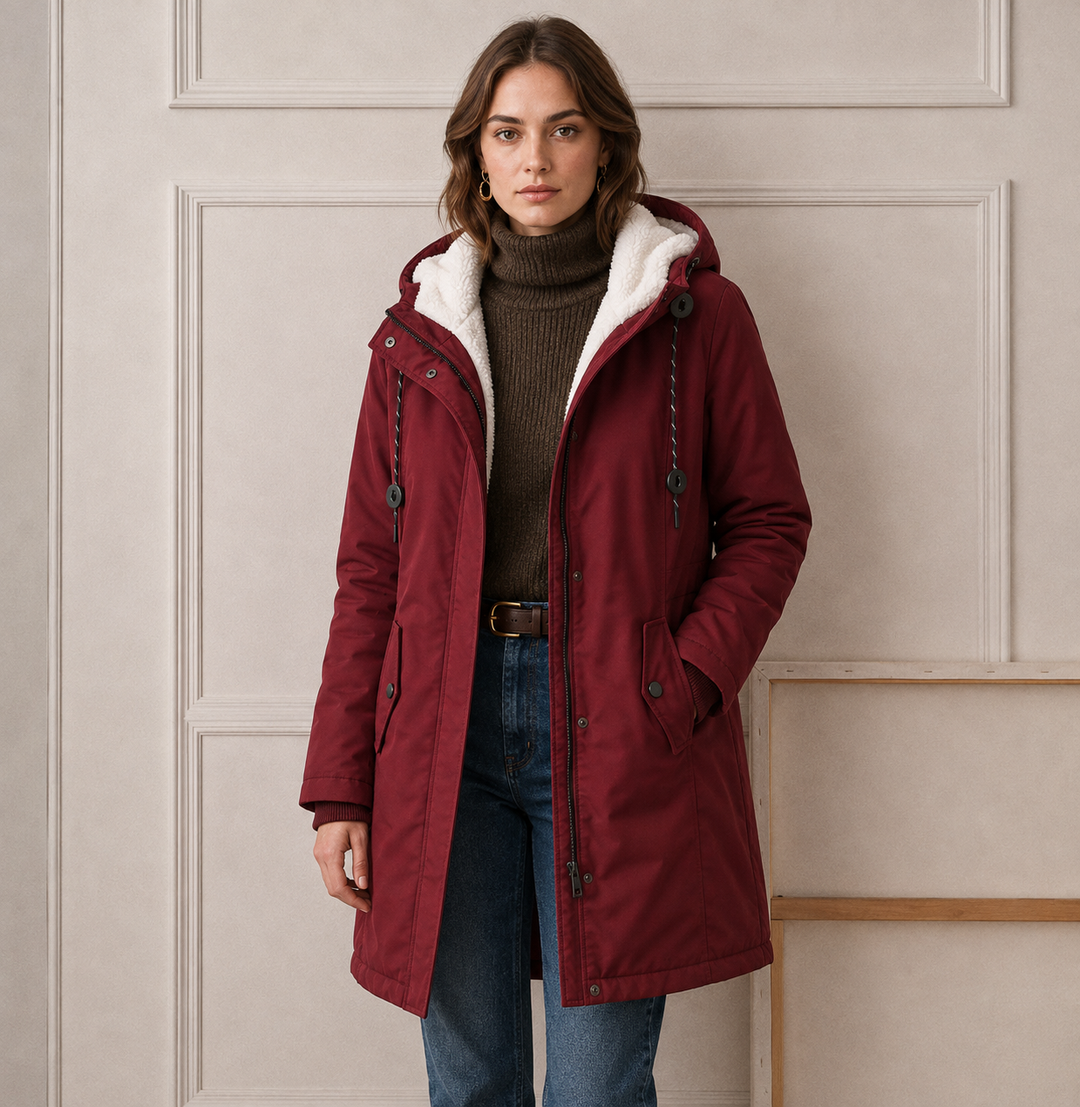 Valentina | Cappotto Invernale con Cappuccio