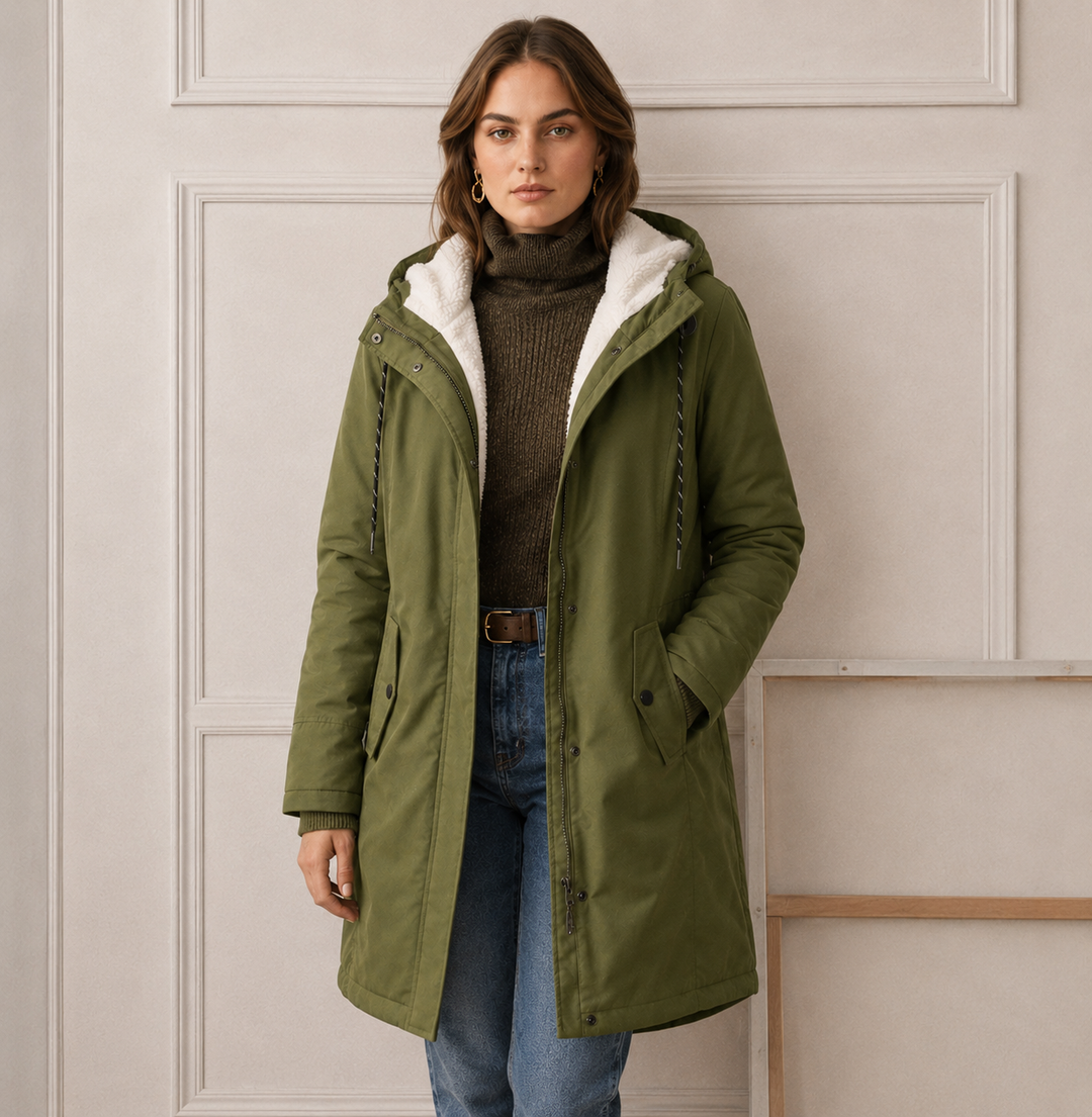 Valentina | Cappotto Invernale con Cappuccio