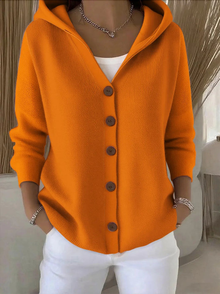 Concettina | Cardigan in Maglia con Cappuccio
