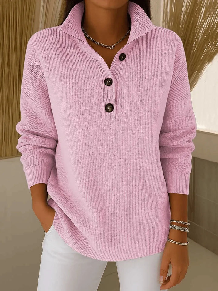 Domenica | Maglione Polo con Scollo a V