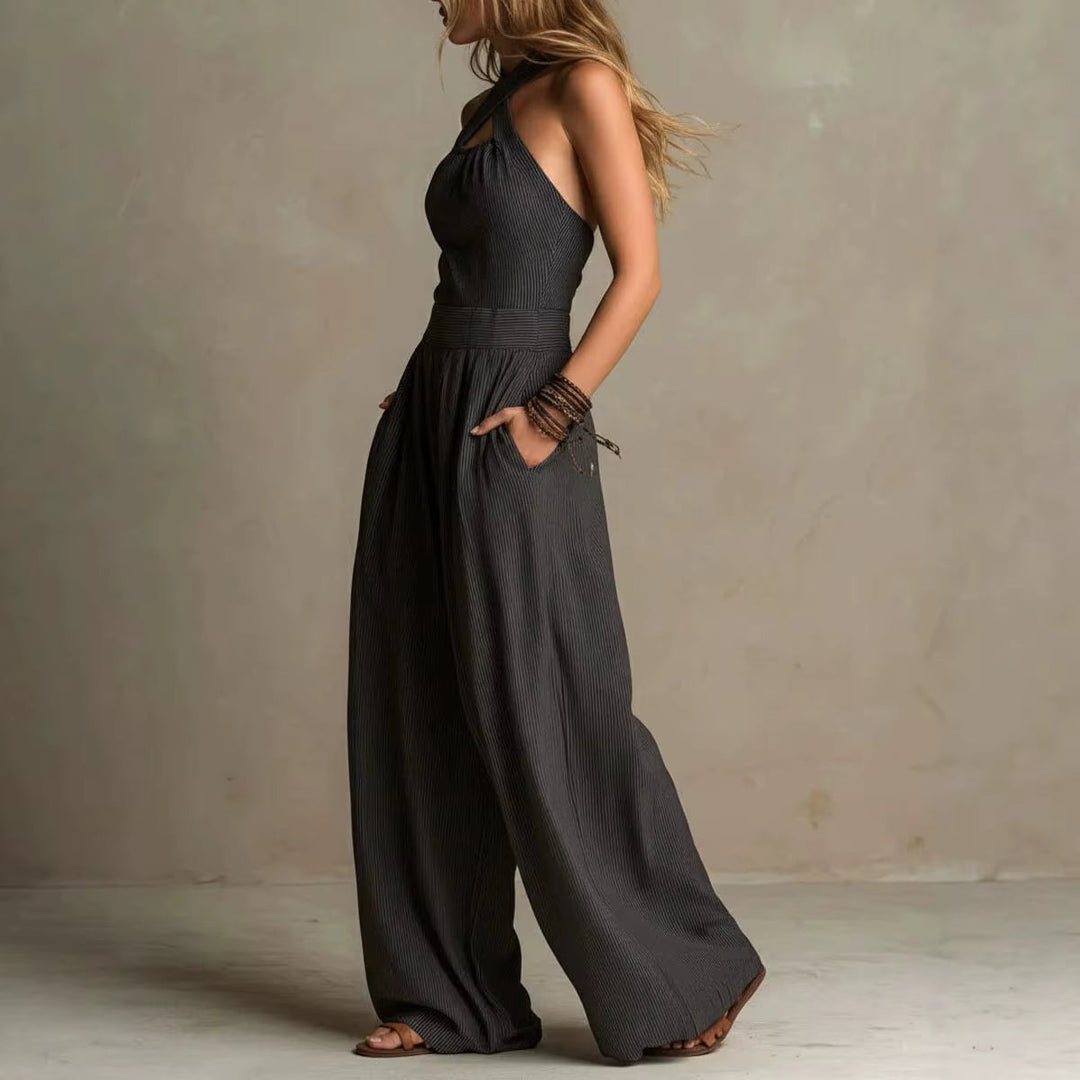 Valentina | Elegante Tuta con Scollo Incrociato