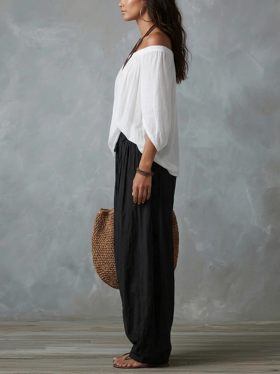 Ilenia | Completo Bohemien Fluido Lantern