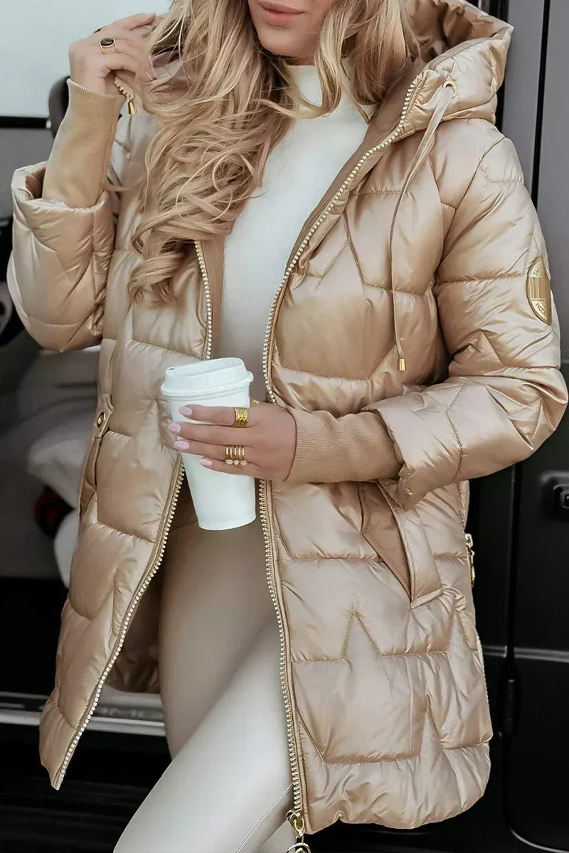 Brina | Giacca Invernale Trapuntata con Cappuccio da Donna