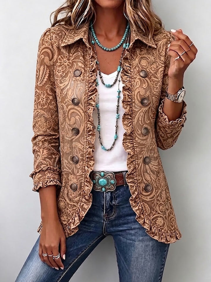 Noemi | Giacca Bohémien Floreale Vintage