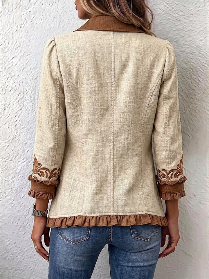 Alessandra | Giacca Bohémien con Ricamo Floreale Vintage
