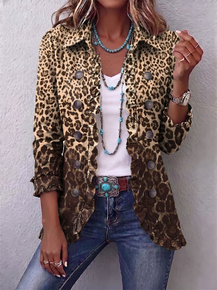 Lucia | Giacca Stampa Leopardo