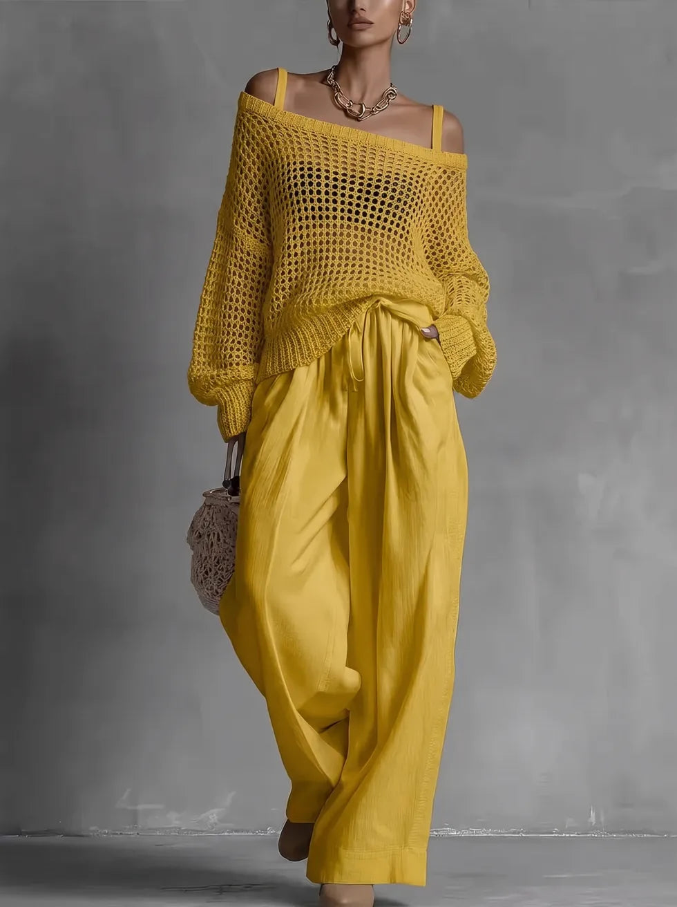Viola | Completo Fluido con Tasche