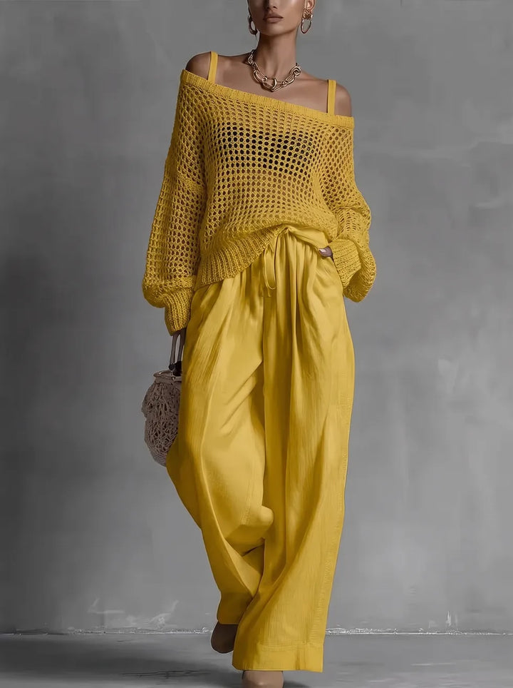 Viola | Completo Fluido con Tasche